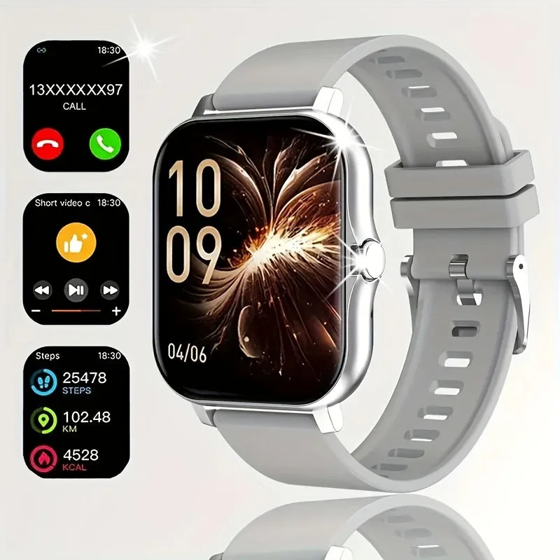 Smart Watch 2025: 1.83" Display, BT Call, Sports Monitor