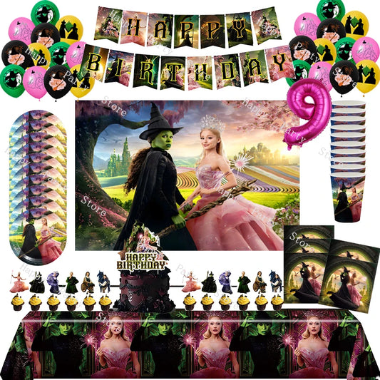 Wicked Witch Birthday Party Supplies - Magic Balloons & Decor